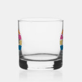 Custom Beach Wedding Tropical Palm Tree Sunset Whiskyglas (Links)