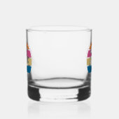 Custom Beach Wedding Tropical Palm Tree Sunset Whiskyglas (Rechts)