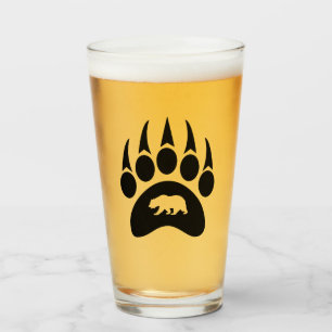 Custom Bear Claw Beer Glass Tumblr Glas