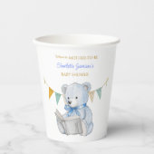 Custom Bear lesen ein Buch Baby Shooter Pappbecher (Vorderseite)