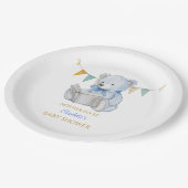 Custom Bear lesen ein Buch Baby Shooter Pappteller (Schrägansicht)