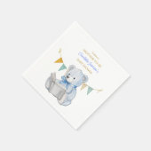 Custom Bear lesen ein Buch Baby Shooter Serviette (Ecke)
