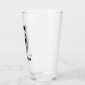 Custom BEAR NOT TEDDY BEAR Men Funny Geschenk für  Glas (Links)