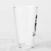 Custom BEAR NOT TEDDY BEAR Men Funny Geschenk für  Glas (Rechts)