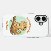 Custom Bearded Dragon Dad iPhone Case (Rückseite (Horizontal))