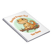 Custom Bearded Dragon Dad Notebook Notizblock (Rechte Seite)