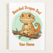 Custom Bearded Dragon Dad Planner Planer (Vorderseite)