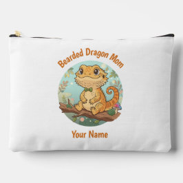 Custom Bearded Dragon Mom Accessory Pouch Zubehörtasche