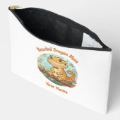 Custom Bearded Dragon Mom Accessory Pouch Zubehörtasche (Offen)