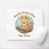Custom Bearded Dragon Mom Mouse Pad Mousepad (Mit Mouse)