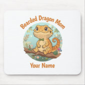 Custom Bearded Dragon Mom Mouse Pad Mousepad (Vorne)