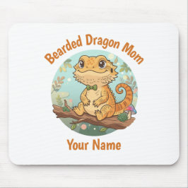 Custom Bearded Dragon Mom Mouse Pad Mousepad