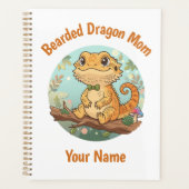 Custom Bearded Dragon Mom Planner Planer (Vorderseite)