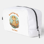 Custom Bearded Dragon Mom Toiletry Bag Waschbeutel (Rechte Ecke)