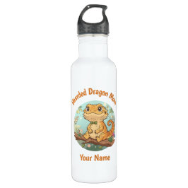 Custom Bearded Dragon Mom Water Bottle Edelstahlflasche