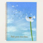 Custom Beautiful Blue Sky und Spring Ihren Text Planer (Vorderseite)