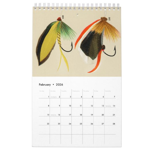 Custom Beautiful Flies Insect Collection 2024 Kalender (Feb 2026)