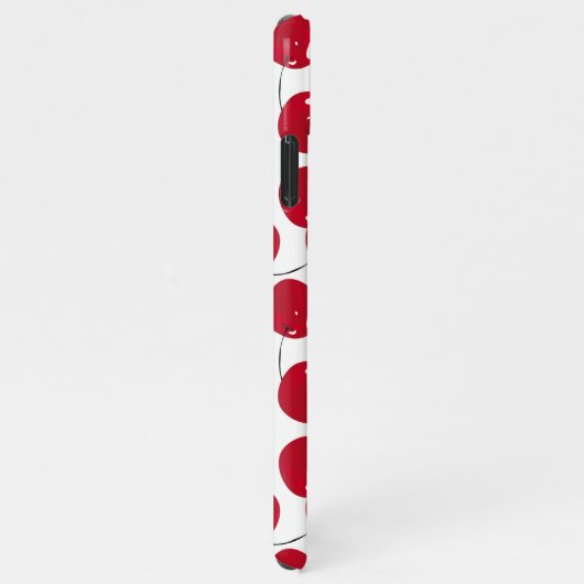Custom Beautiful Fresh Red Cherry Muster iPhone Hülle (Rechte Seite)