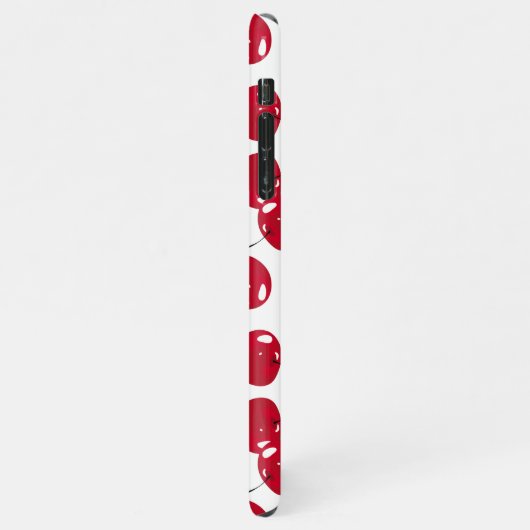 Custom Beautiful Fresh Red Cherry Muster iPhone Hülle (Linke Seite)