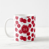 Custom Beautiful Fresh Red Cherry Muster Kaffeetasse (Links)