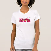 Custom "Beautiful Mama" Floral Pink Mutter Geschen T-Shirt (Vorderseite)