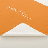 Custom Beautiful Name Throw Blanket - Große Größe Sherpadecke (3/4)