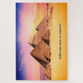 Custom, beautiful pyramids of Giza, Egypt, Puzzle (Vertikal)