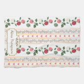 Custom beautiful retro pattern botanical mama geschirrtuch (Horizontal)