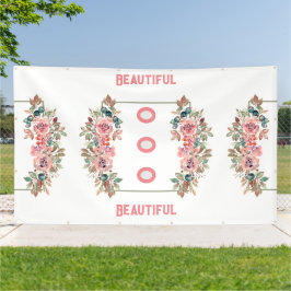 Custom Beautiful Text Wedding Signes Poster Banner