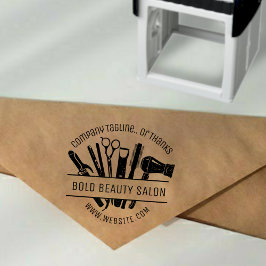 Custom Beauty Salon Tools Haare Stylist Vielen Dan Permastempel