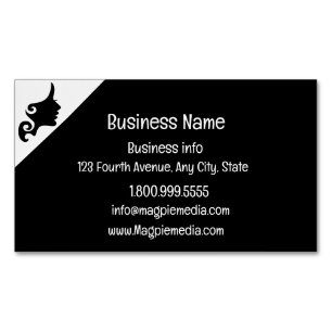 Custom Beauty Stylist Esthetician Business Card Magnetische Visitenkarte