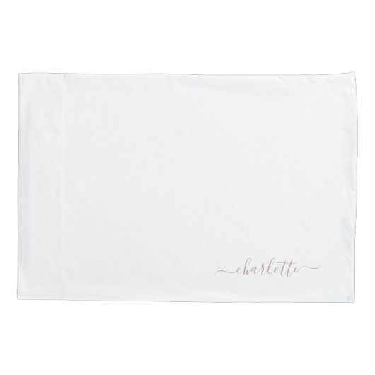 Custom Bed Pillow Kissenbezug (Rückseite)