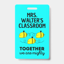 Custom Bee Abzeichen Team Spirit Top Teacher Zubeh