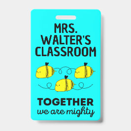 Custom Bee Abzeichen Team Spirit Top Teacher Zubeh Ausweis