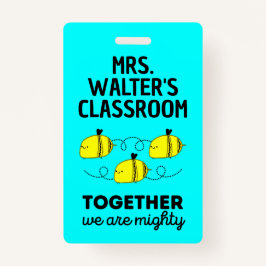 Custom Bee Abzeichen Team Spirit Top Teacher Zubeh Ausweis