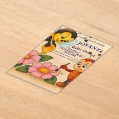 Custom bee baby shower  acryleinladungen (Ablage )