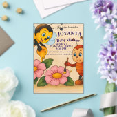 Custom bee baby shower  acryleinladungen (In Situ (Hochzeit))