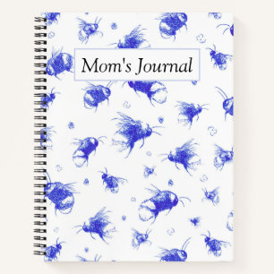 Custom Bee Journal Gift for Travel and Notes Notizblock