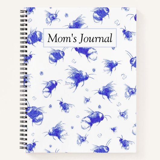 Custom Bee Journal Gift for Travel and Notes Notizblock (Vorderseite)