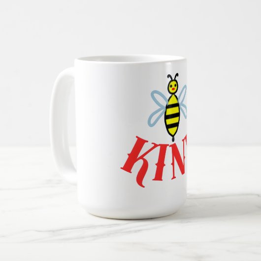 Custom Bee Kind Personalized Gift  Kaffeetasse (Vorderseite Links)