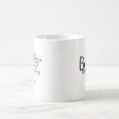 Custom Bee Mine, Valentinstag Kaffeetasse (Mittel)
