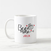 Custom Bee Mine, Valentinstag Kaffeetasse (Links)