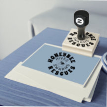 Custom BEE RESCUE 2 Logo Briefmarke Gummi