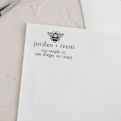 Custom Bee Rücksendeadresse Briefmarke Gummistempel