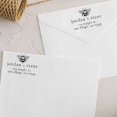 Custom Bee Rücksendeadresse Briefmarke Gummistempel