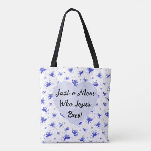 Custom Bee Tote Bag | Perfektes Geschenk für sie Tasche (Rückseite)