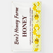 Custom Bees Honey Farm 3' x 5' Display Banner (Vertikal)