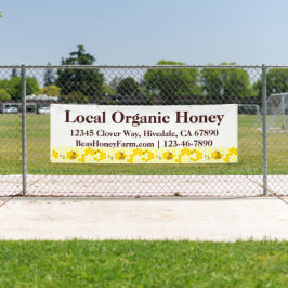 Custom Bees Honey Farm 8' Display Banner