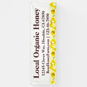 Custom Bees Honey Farm 8' Display Banner (Vertikal)