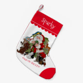 Custom Begleiter Weihnachten Weihnachtslieder Katz Kleiner Weihnachtsstrumpf (Vorderansicht (hängend))